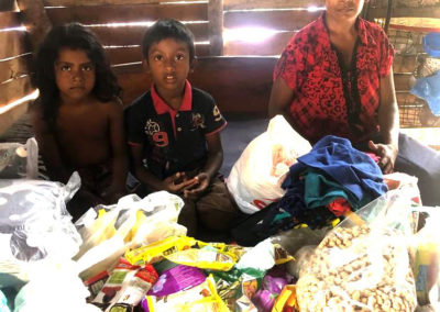 Aide aux familles srilankaise